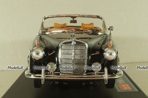 Mercedes-Benz 220 SE Cabriolet 1958, black, 3553, Sun Star 1:18