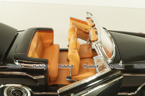 Mercedes-Benz 220 SE Cabriolet 1958, black, 3553, Sun Star 1:18