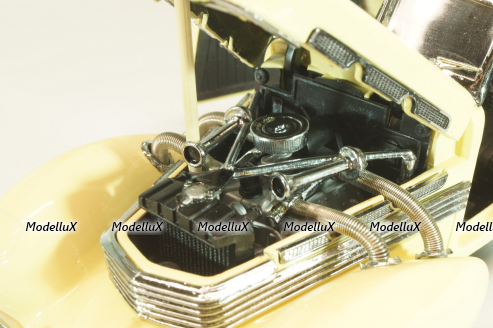 Cord 812 Phaeton Coupe yellow, 1937, Franklin Mint 1:24