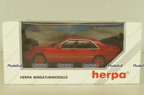 Mercedes-Benz 600 SEL (W140) 1991, red, 070041, Herpa 1:43