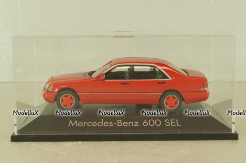 Mercedes-Benz 600 SEL (W140) 1991, red, 070041, Herpa 1:43