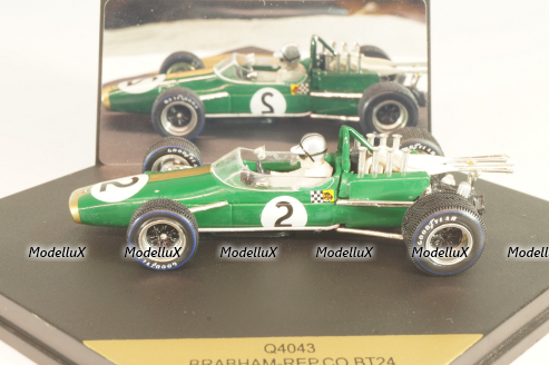 Brabham-Repco BT24 #2 winner German GP 1967, Denny Hulme, F1, Formula 1, green, Q4043, Quartzo 1:43