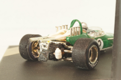 Brabham-Repco BT24 #2 winner German GP 1967, Denny Hulme, F1, Formula 1, green, Q4043, Quartzo 1:43