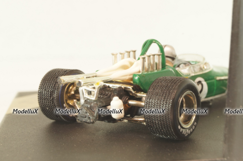 Brabham-Repco BT24 #2 winner German GP 1967, Denny Hulme, F1, Formula 1, green, Q4043, Quartzo 1:43