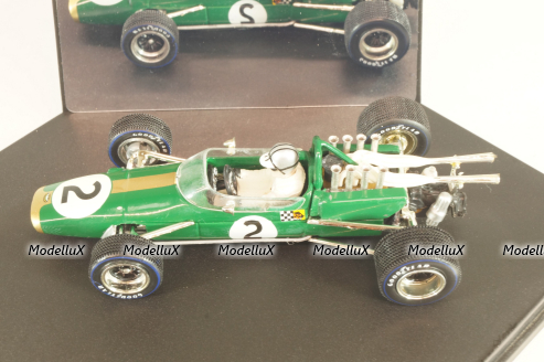 Brabham-Repco BT24 #2 winner German GP 1967, Denny Hulme, F1, Formula 1, green, Q4043, Quartzo 1:43