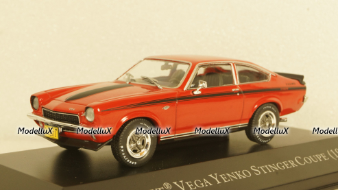 Chevrolet Vega Yenko Stinger Coupe 1972, red, American Cars №47, Altaya 1:43