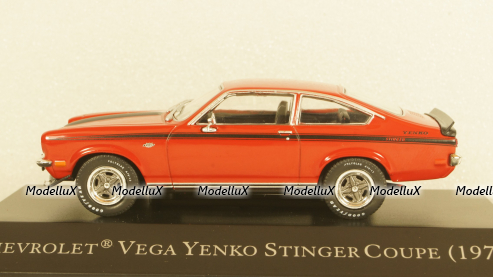 Chevrolet Vega Yenko Stinger Coupe 1972, red, American Cars №47, Altaya 1:43