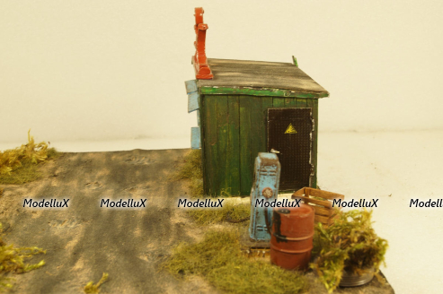 Диорама АЗС, Modellux 1:43