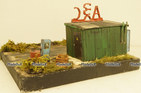 Диорама АЗС, Modellux 1:43