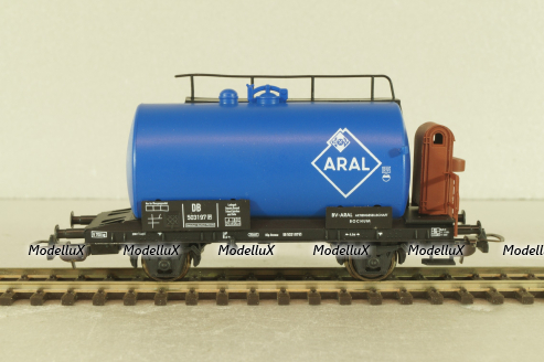 Вагон-цистерна "ARAL", 2-х осный, DB, эпоха III #503197, blue, 54266, Piko 1:87 HO