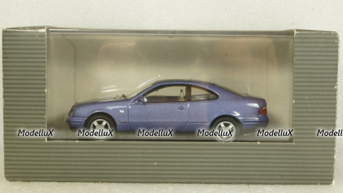 Mercedes CLK 230 (C208) 1997, blue, B66005739, Herpa 1:43