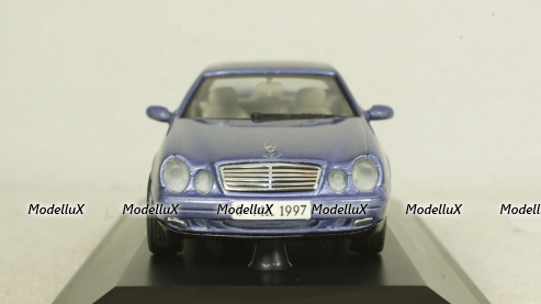 Mercedes CLK 230 (C208) 1997, blue, B66005739, Herpa 1:43