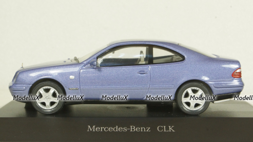 Mercedes CLK 230 (C208) 1997, blue, B66005739, Herpa 1:43