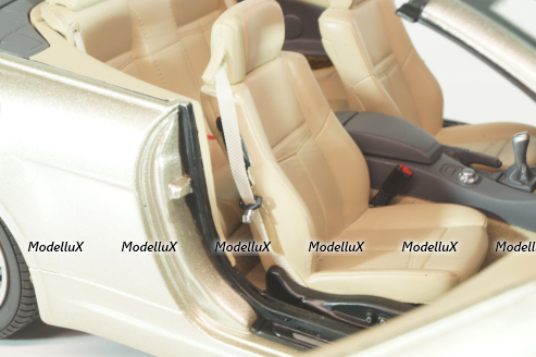 BMW 645 Cabrio (E64) 2003, gold, 80430153437, Kyosho 1:18