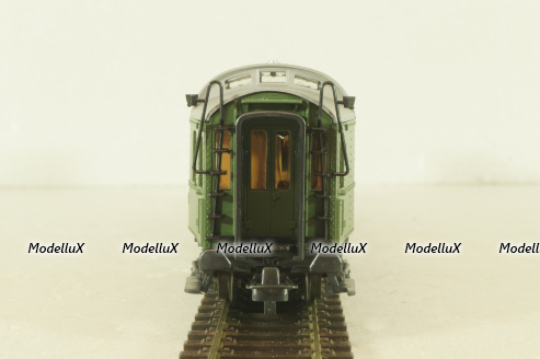 Вагон багажный, 4-х осный DB, зеленый, HO, 44439, Roco 1:87