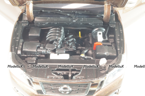 Nissan Navara (D23) 2017, brown met, Paudi 1:18