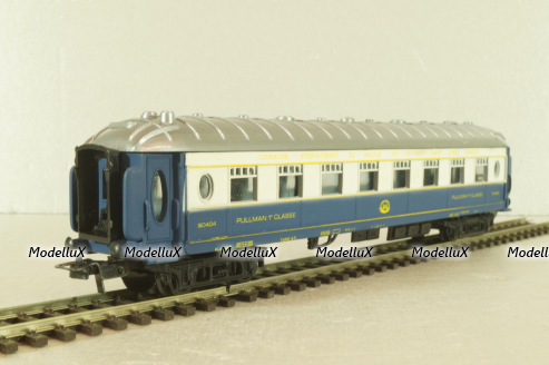 Вагон пассажирский Pullman 1-st classe, 4-х осный, DB, #90404, blue/white/silver, Lima 1:87 HO