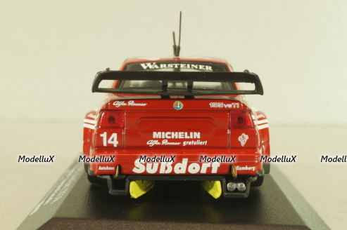 Alfa Romeo 155 V6 TI #14 Alfa corse ITC 1996, G.Fisichella, red, XT016, Onyx 1:43