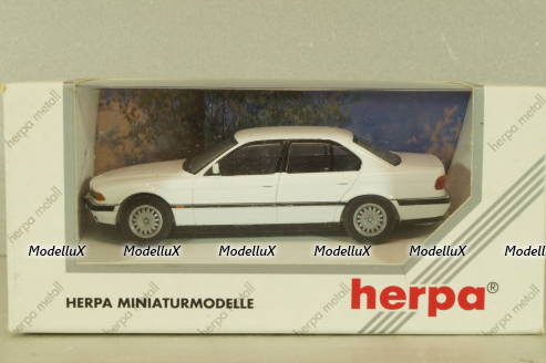 BMW 750i (E38) 1994, white, 070232, Herpa 1:43
