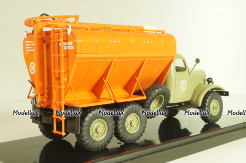 ЗСК-10 на шасси Зил-157К, зеленый/оранжевый, TruckTyr 1:43
