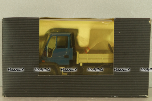 Mercedes Unimog U400, blue/silver, фурнитура в комплекте, B66000384, (#465) NZG 1:43