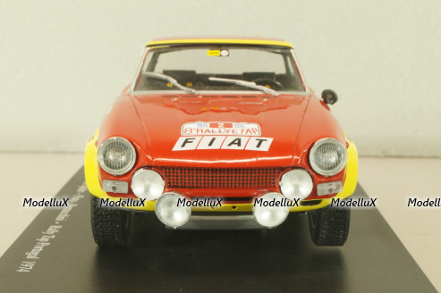 Fiat 124 Abarth Spider #2 Rally Tap Portugal 1974, Pinto/Bernacchini, WRC Collection, Hachette 1:24