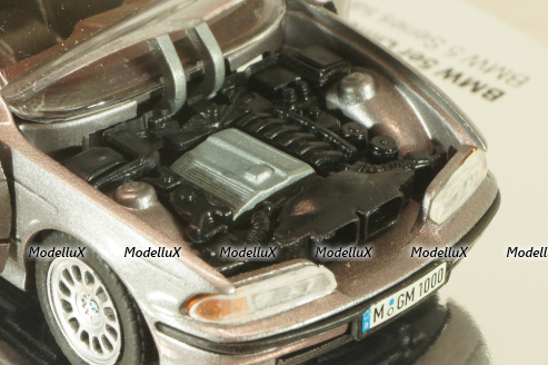 BMW 525i sedan (E39) 1995, grey, в коробке, 80429419980, Schabak 1:43