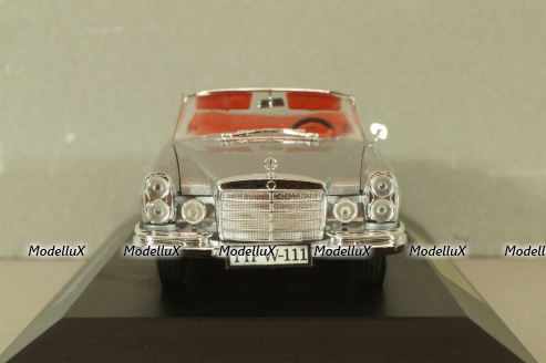 Mercedes-Benz 280 SE 3,5 Cabriolet (W111) 1961, silver, 4333, Faller 1:43