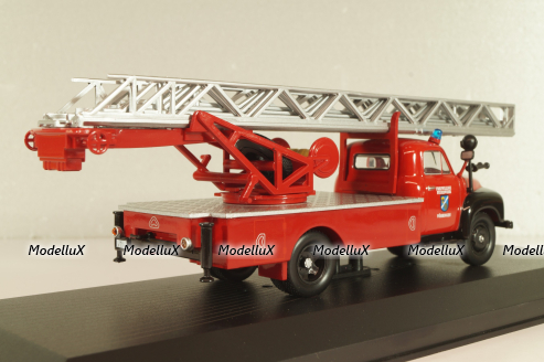 Opel Blitz 1.75t Feuerwehr drehleiter Sinsheim DL18 1952,  OPC007, Opel Collection #7 1:43