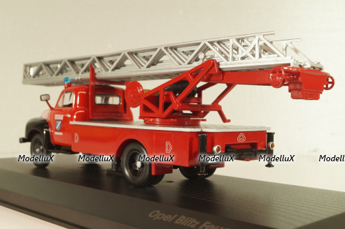 Opel Blitz 1.75t Feuerwehr drehleiter Sinsheim DL18 1952,  OPC007, Opel Collection #7 1:43