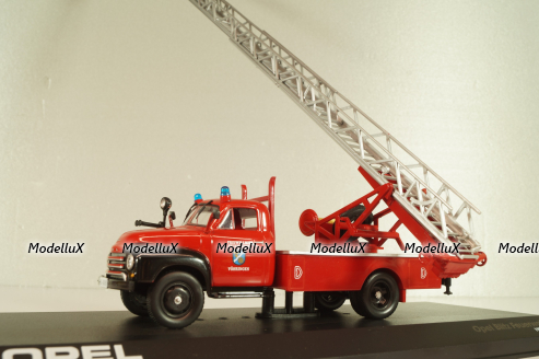 Opel Blitz 1.75t Feuerwehr drehleiter Sinsheim DL18 1952,  OPC007, Opel Collection #7 1:43