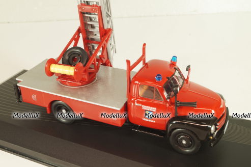 Opel Blitz 1.75t Feuerwehr drehleiter Sinsheim DL18 1952,  OPC007, Opel Collection #7 1:43