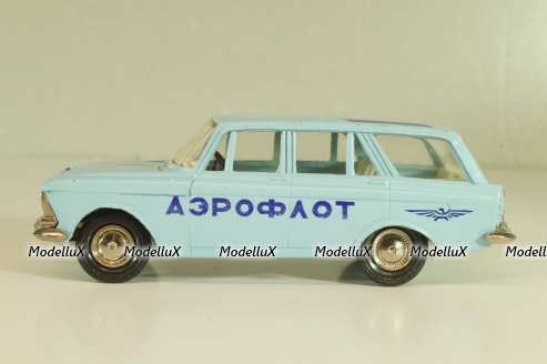 Москвич-426 А3, Аэрофлот, голубой, Тантал/Радон 1:43