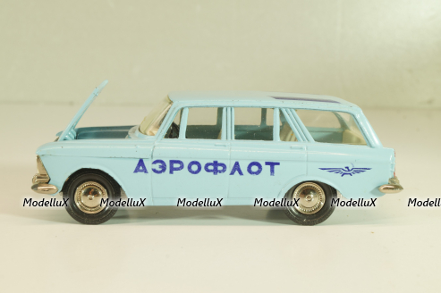Москвич-426 А3, Аэрофлот, голубой, Тантал/Радон 1:43