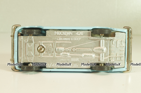 Москвич-426 А3, Аэрофлот, голубой, Тантал/Радон 1:43