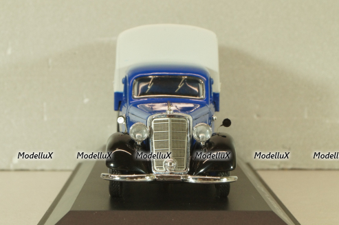 Mercedes-Benz 170V pickup (W136) "Lowenbrau" 1936, blue, 02266, Schuco 1:43