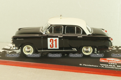 Газ-М21 Волга #31 rally Monte Carlo 1964, Tenishev/Dmitrievsky, Altaya 1:43