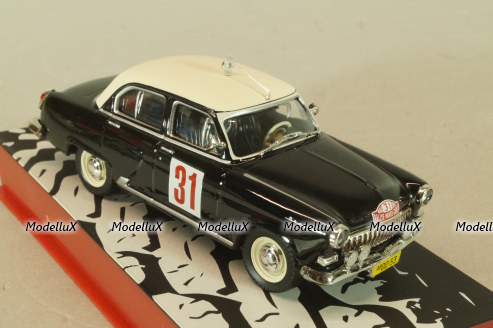Газ-М21 Волга #31 rally Monte Carlo 1964, Tenishev/Dmitrievsky, Altaya 1:43