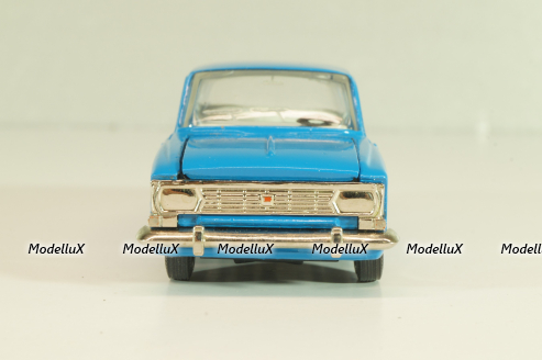 Москвич-412, синий, февраль 1992г., Тантал/Радон 1:43