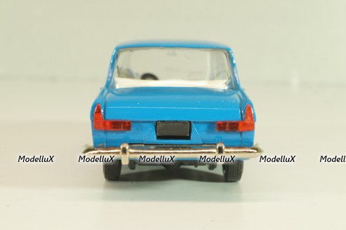 Москвич-412, синий, февраль 1992г., Тантал/Радон 1:43