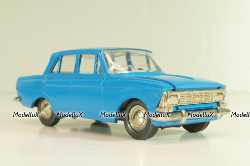 Москвич-412, синий, февраль 1992г., Тантал/Радон 1:43