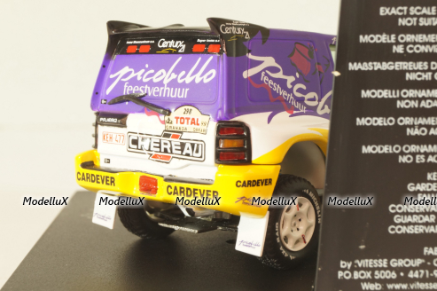 Mitsubishi Pajero EVO #298 Dakar 1999, J.Boxotn/D.Liekens, SKM99040, SKID 1:43
