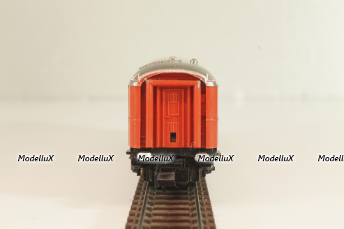 Вагон ресторан, (number ), 4-х осный, DSG, Epoche III (1949 - 1970) , красный, 0349, Arnold 1:160 (N)