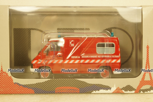 Renault Master (T30) Van VSAB Sanicar Ambulance Sapeurs, ODEON099, ODEON 1:43
