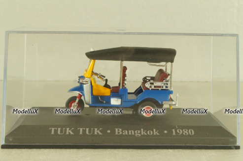Tuk Tuk Bangkok 1980, blue, Altaya 1:43