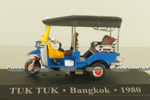 Tuk Tuk Bangkok 1980, blue, Altaya 1:43