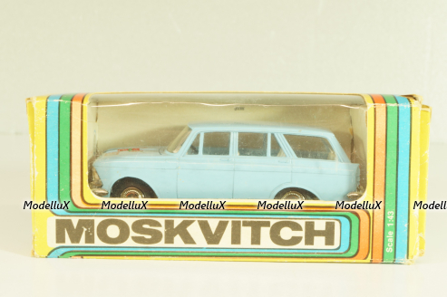 Москвич-427, 70 лет революции, голубой, февраль 1987г., Тантал/Радон 1:43