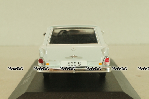 Mercedes-Benz 230 S Universal (W110) 1967, grey, MBOMS012, Altaya, Mercedes-Benz Offizielle Modell Sammlung #12, 1:43