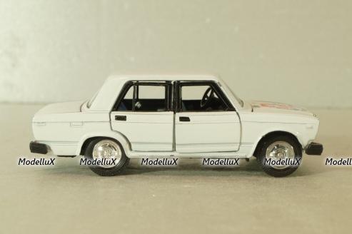Ваз-2107, белый, Юбилейный 850 лет, Агат 1:43