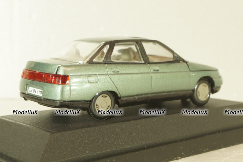 Ваз-2110 Lada, зеленый металлик, Тантал/Радон 1:43